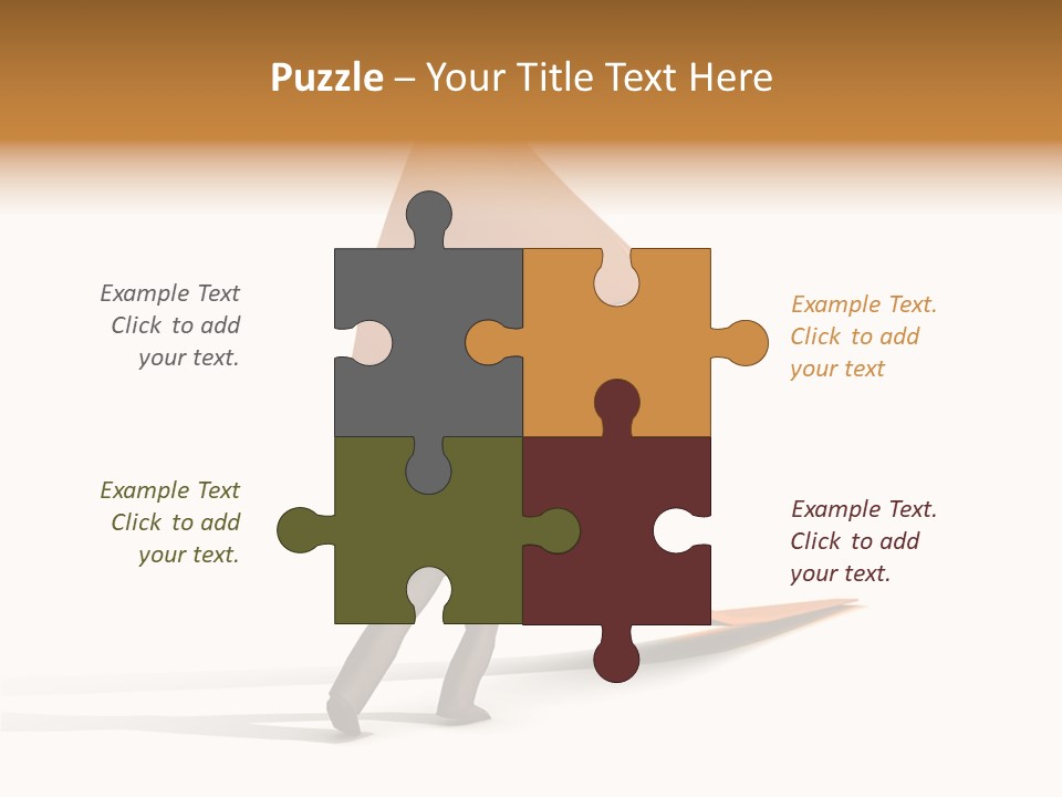 Arrow Suit Objects PowerPoint Template