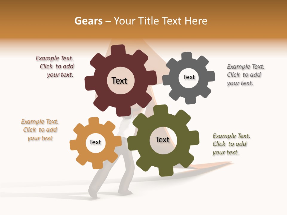 Arrow Suit Objects PowerPoint Template