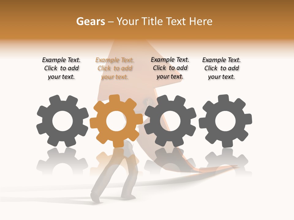 Arrow Suit Objects PowerPoint Template