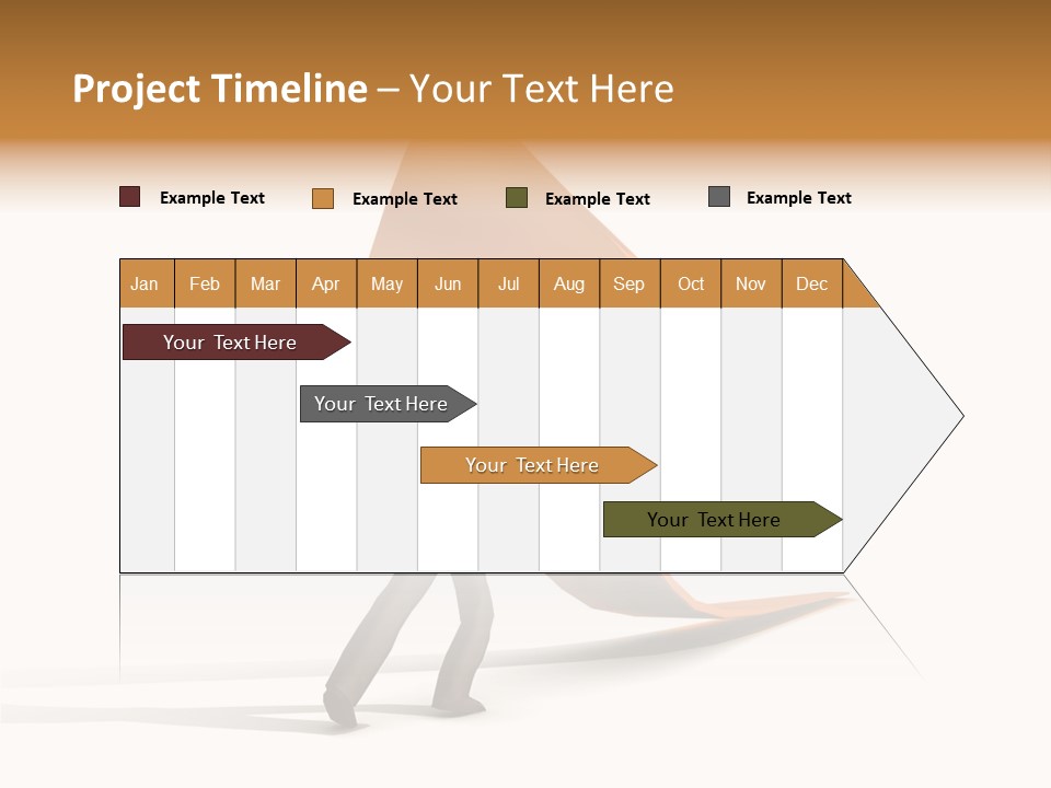 Arrow Suit Objects PowerPoint Template