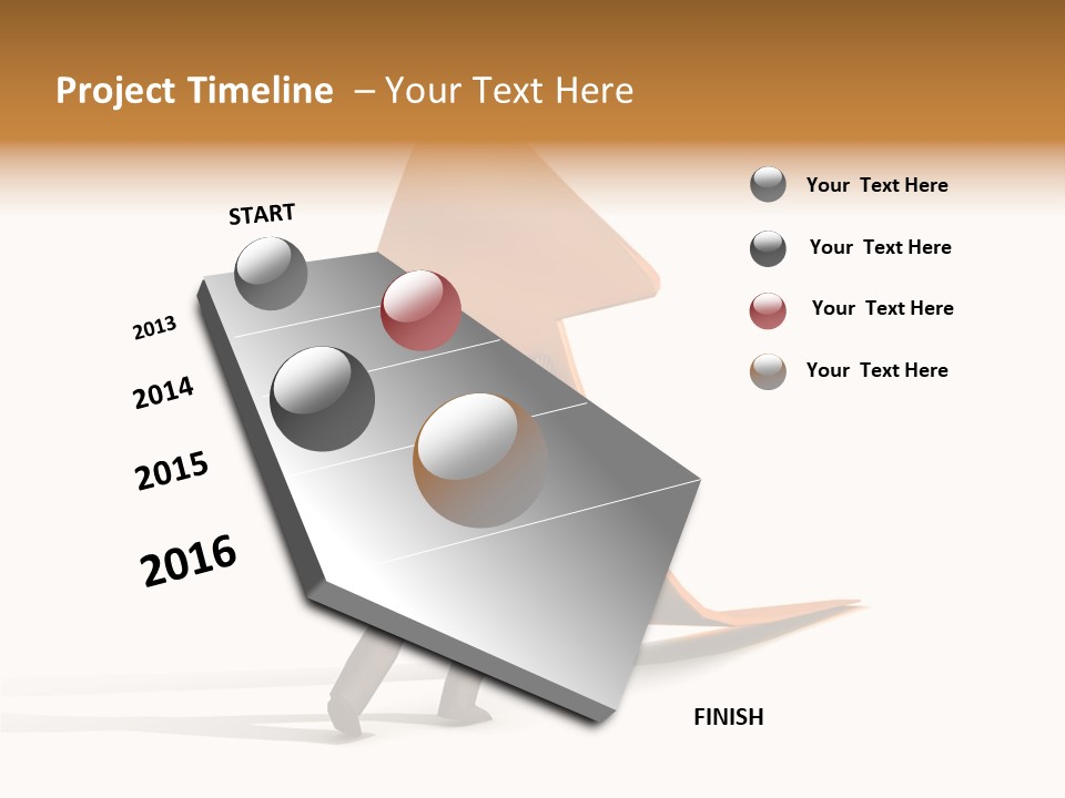 Arrow Suit Objects PowerPoint Template