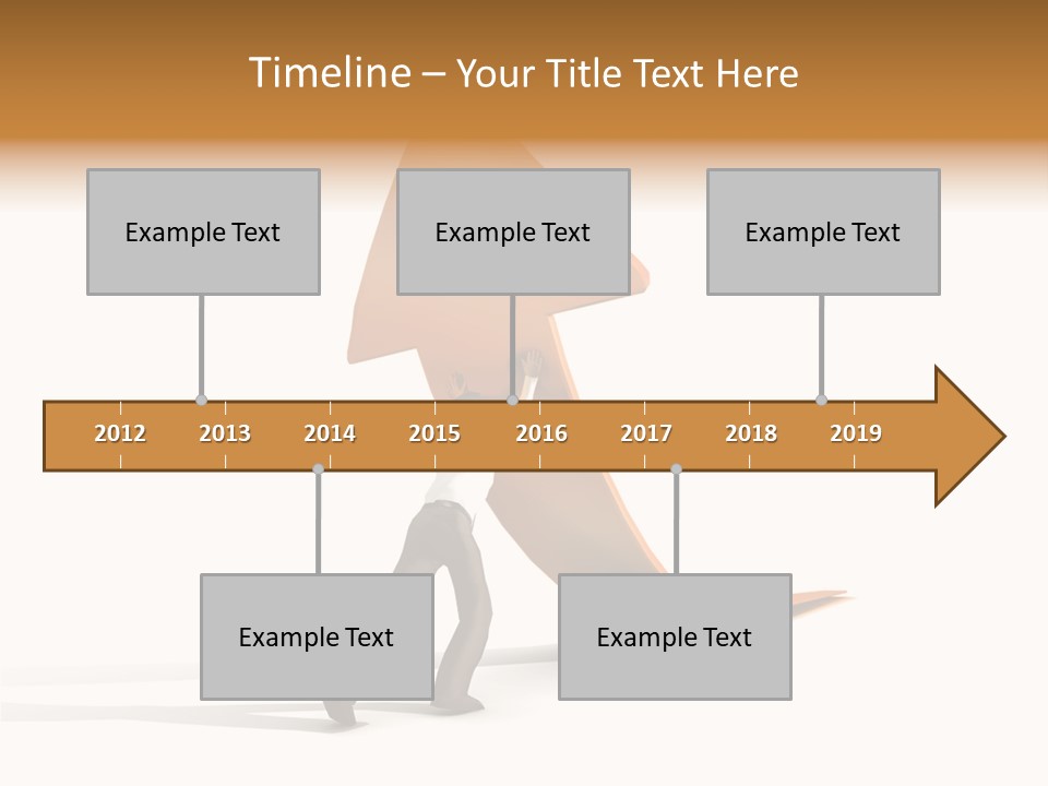 Arrow Suit Objects PowerPoint Template