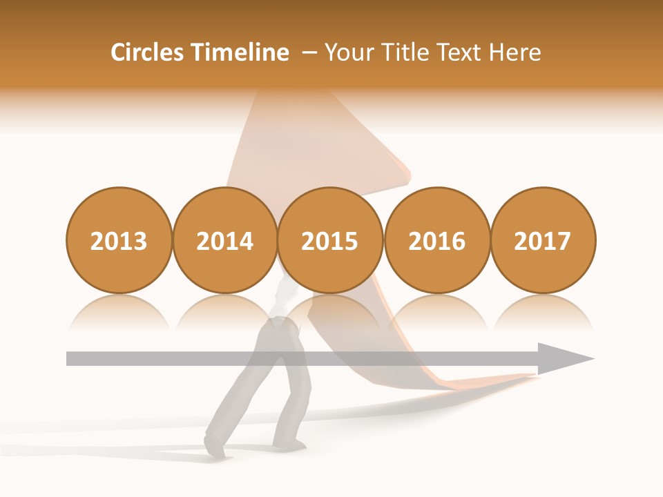 Arrow Suit Objects PowerPoint Template