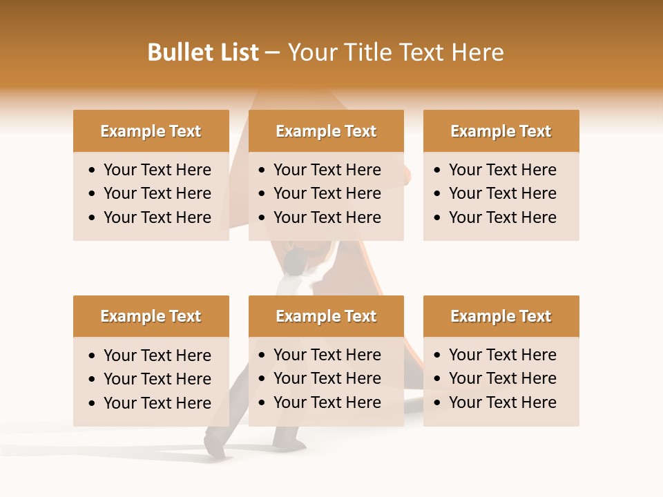 Arrow Suit Objects PowerPoint Template