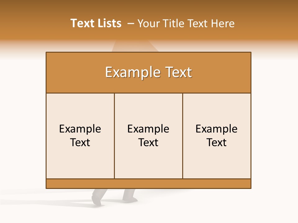 Arrow Suit Objects PowerPoint Template
