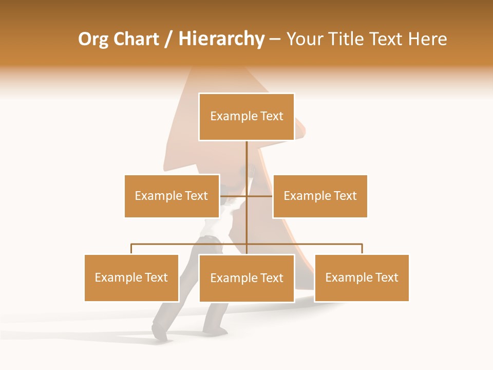 Arrow Suit Objects PowerPoint Template