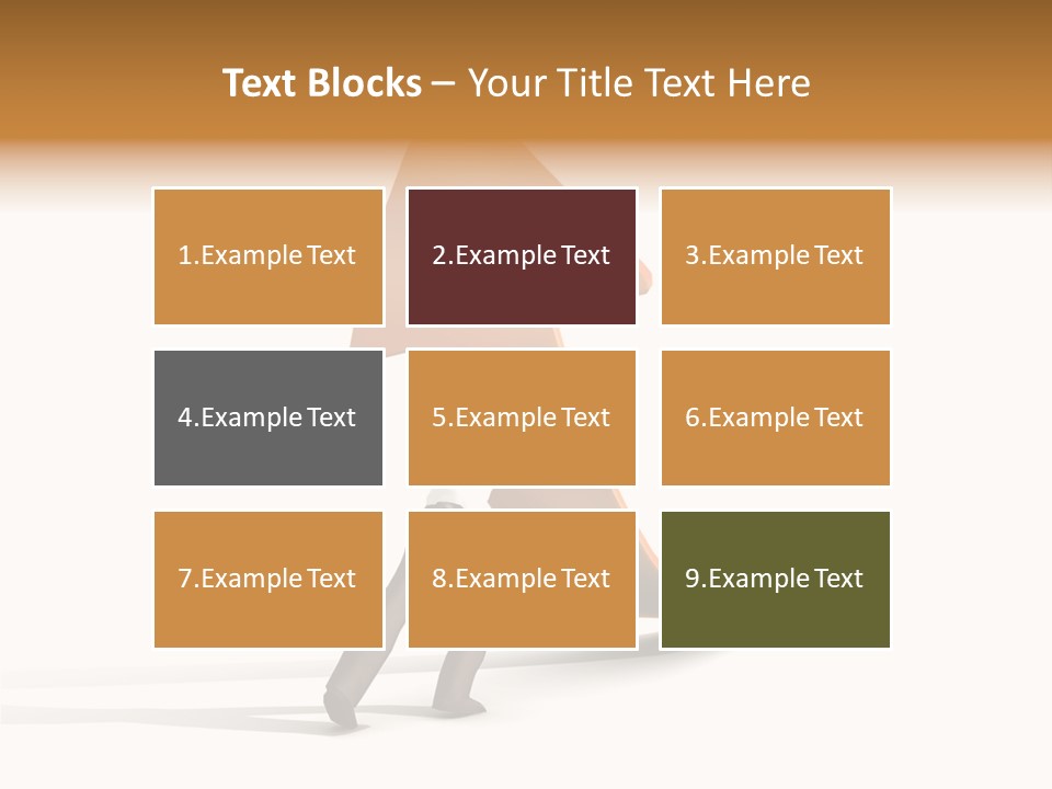 Arrow Suit Objects PowerPoint Template