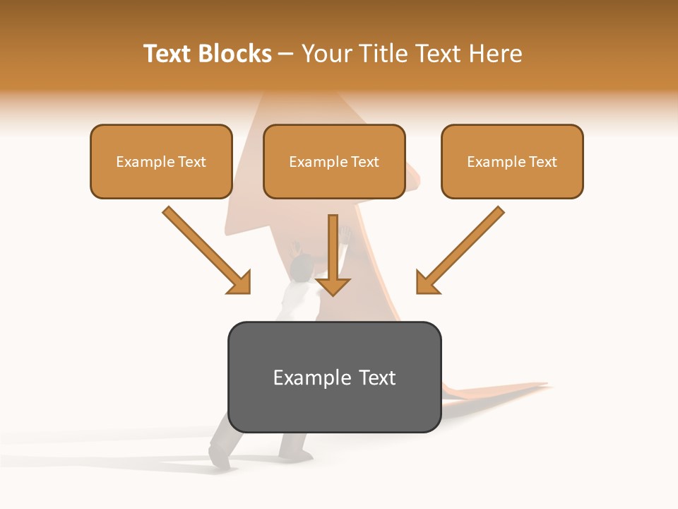 Arrow Suit Objects PowerPoint Template