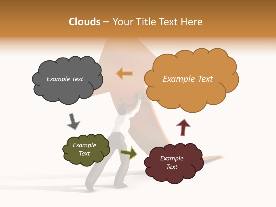 Arrow Suit Objects PowerPoint Template