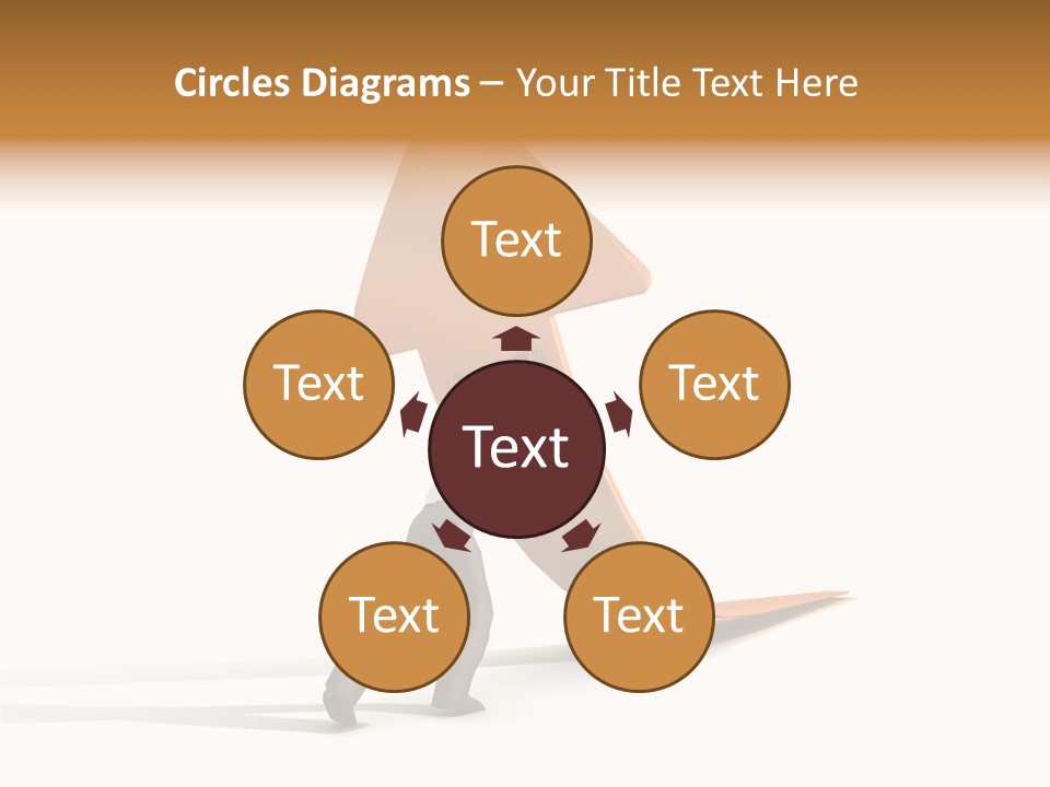 Arrow Suit Objects PowerPoint Template