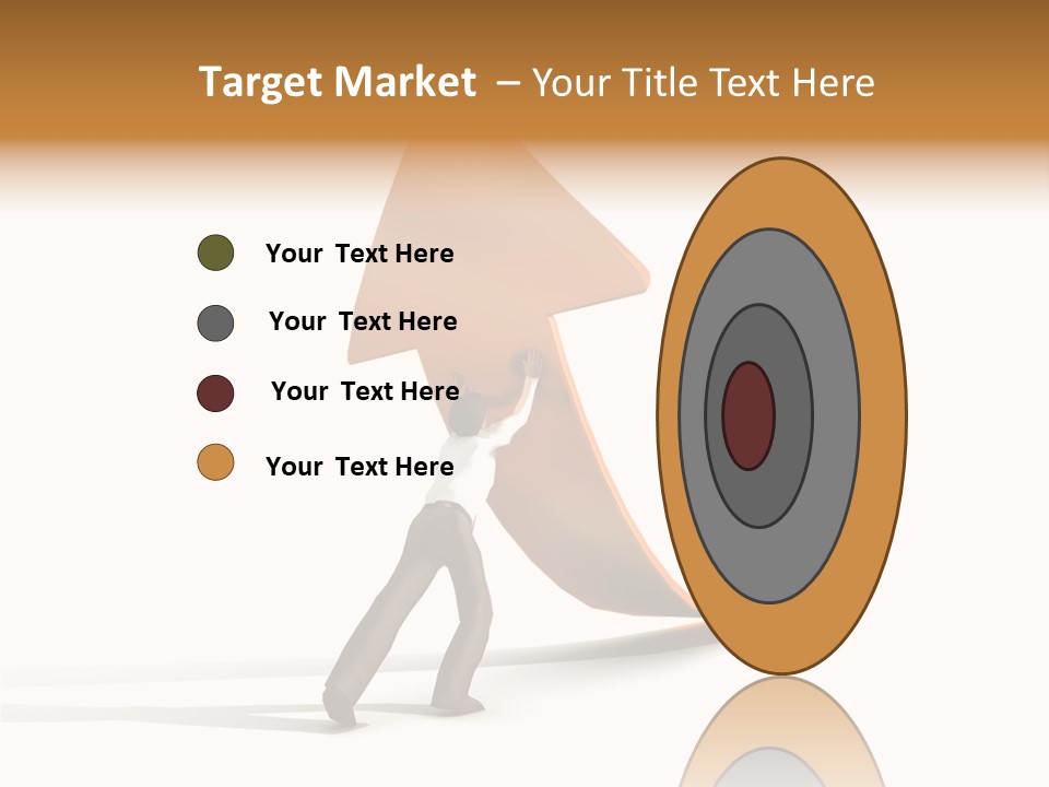 Arrow Suit Objects PowerPoint Template