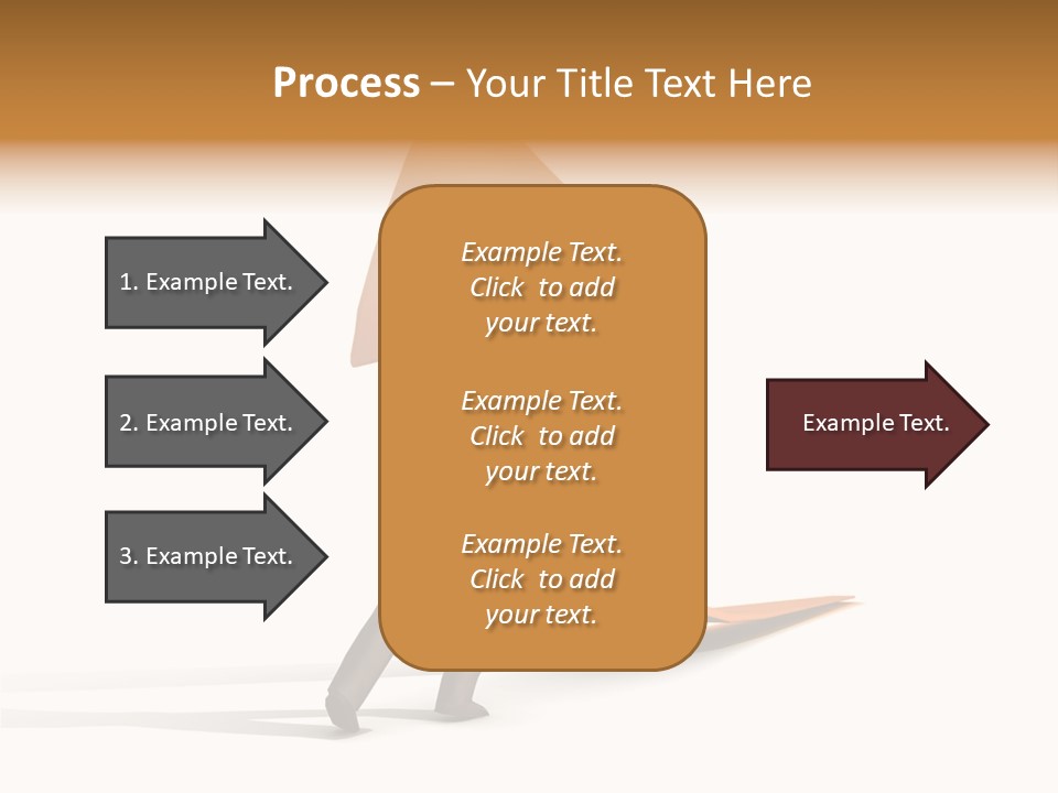 Arrow Suit Objects PowerPoint Template