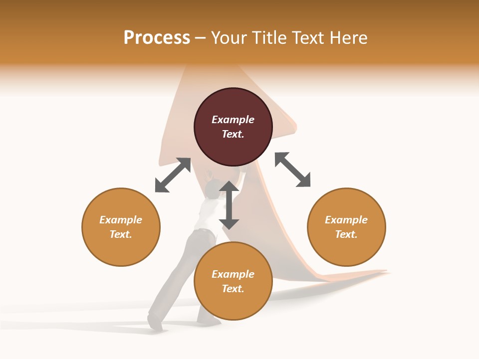 Arrow Suit Objects PowerPoint Template