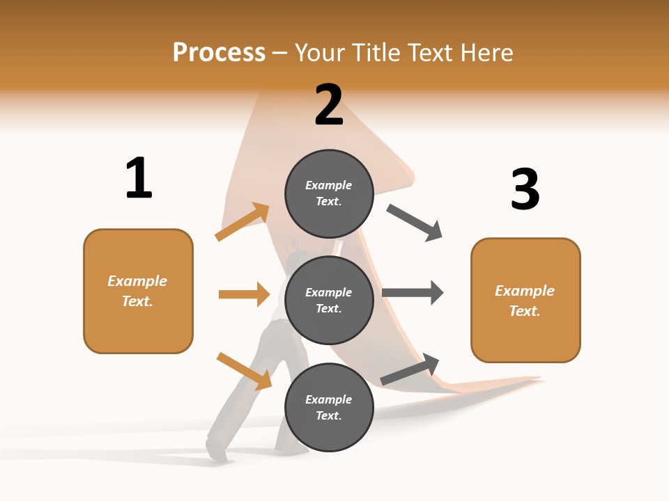 Arrow Suit Objects PowerPoint Template