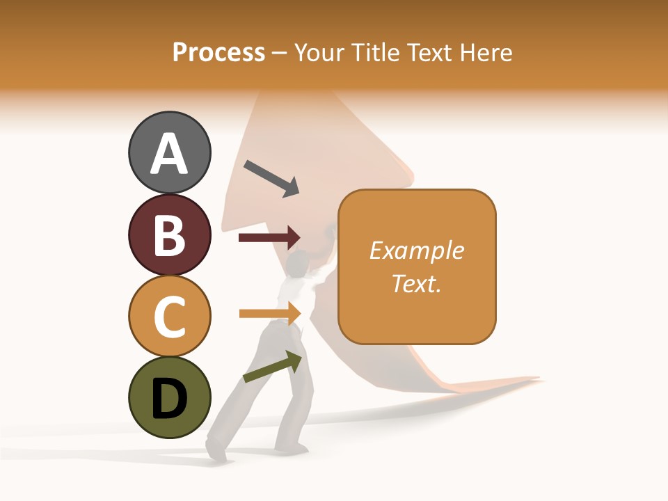 Arrow Suit Objects PowerPoint Template