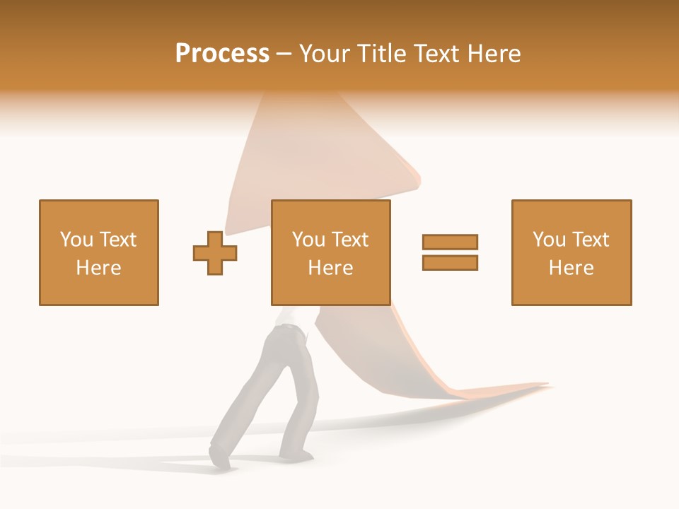 Arrow Suit Objects PowerPoint Template