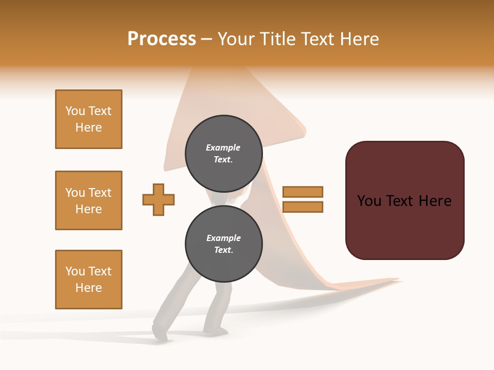 Arrow Suit Objects PowerPoint Template
