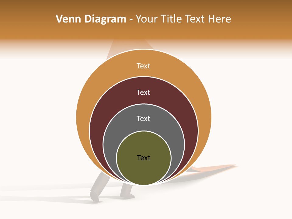 Arrow Suit Objects PowerPoint Template