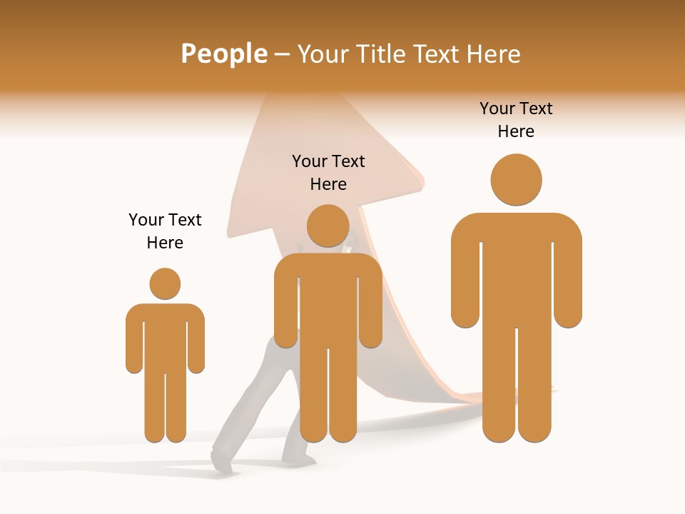 Arrow Suit Objects PowerPoint Template