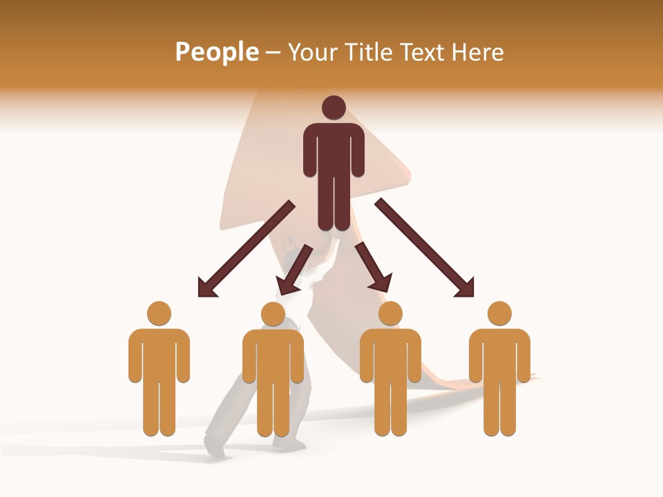 Arrow Suit Objects PowerPoint Template