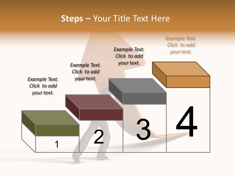 Arrow Suit Objects PowerPoint Template