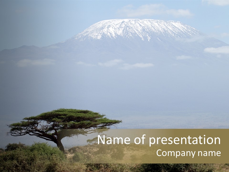 National Kenya Africa PowerPoint Template