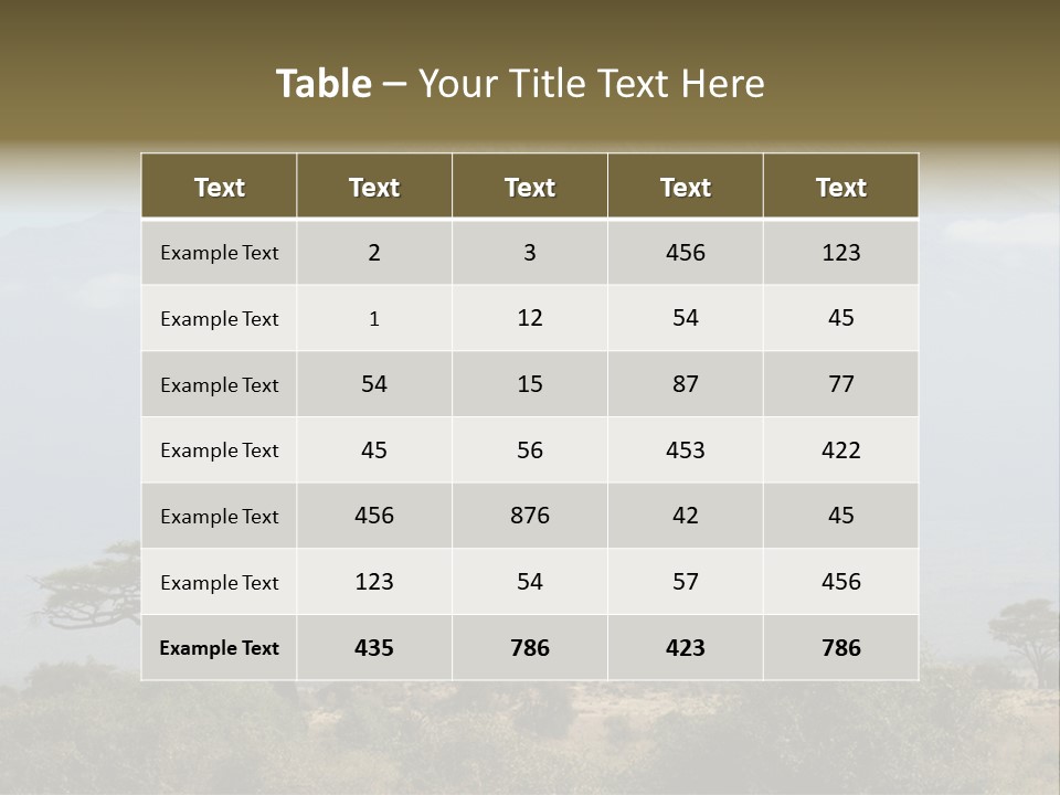National Kenya Africa PowerPoint Template
