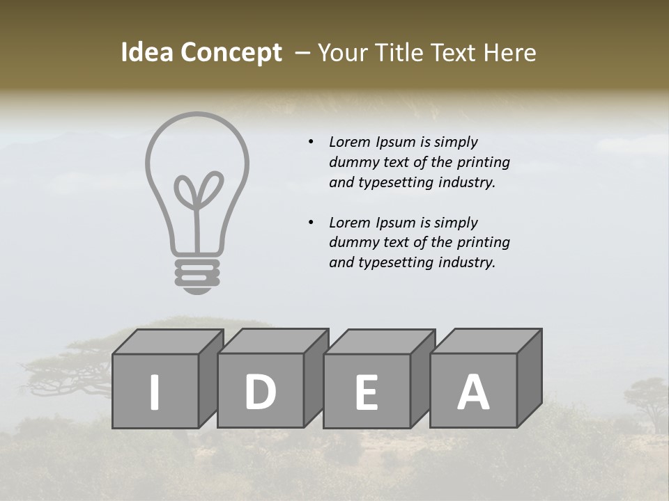 National Kenya Africa PowerPoint Template