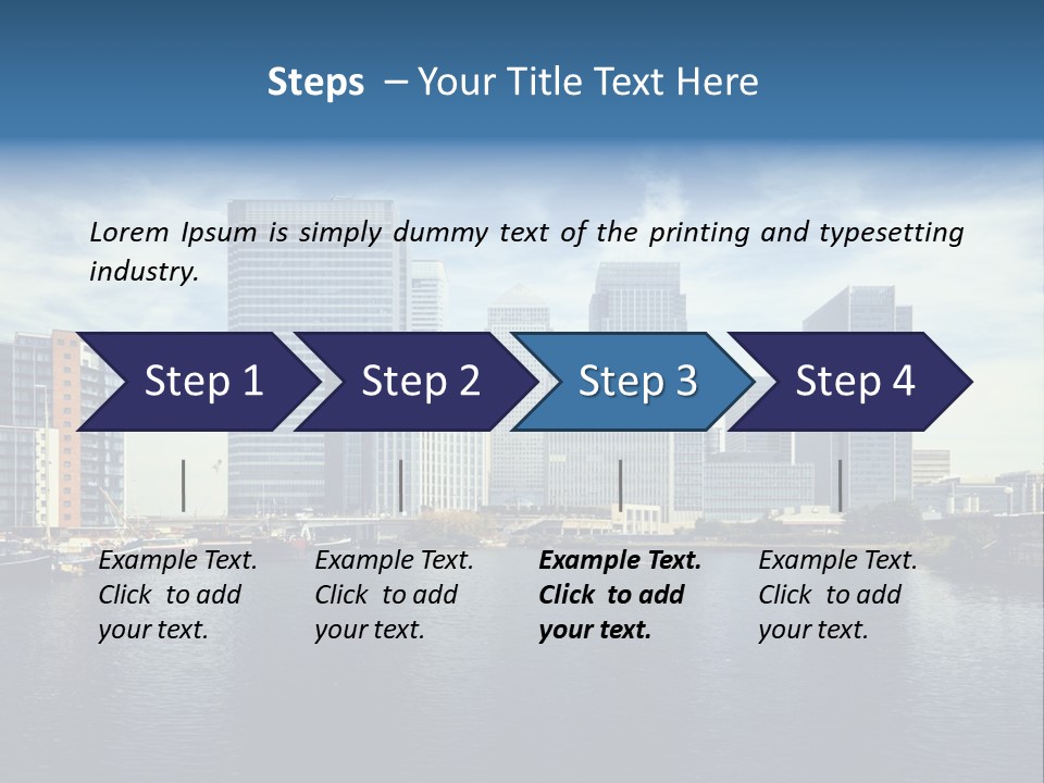 Corporate Image Docklands PowerPoint Template