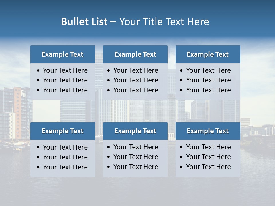 Corporate Image Docklands PowerPoint Template
