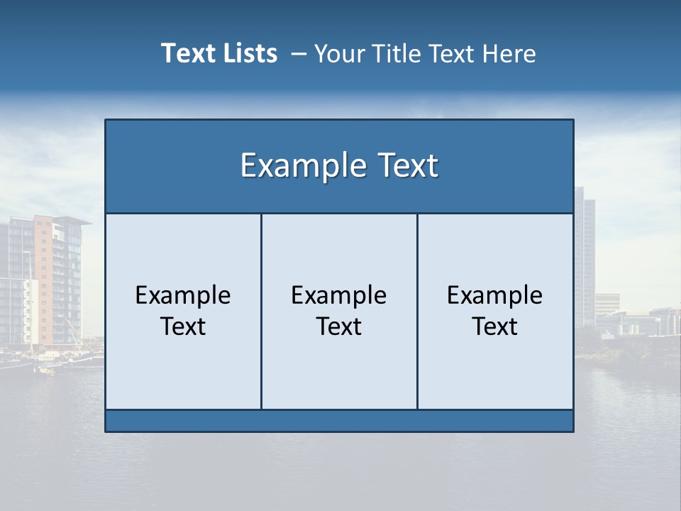 Corporate Image Docklands PowerPoint Template