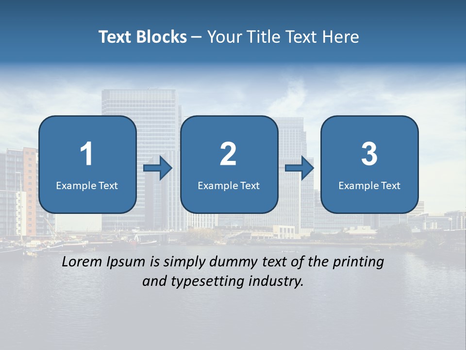 Corporate Image Docklands PowerPoint Template