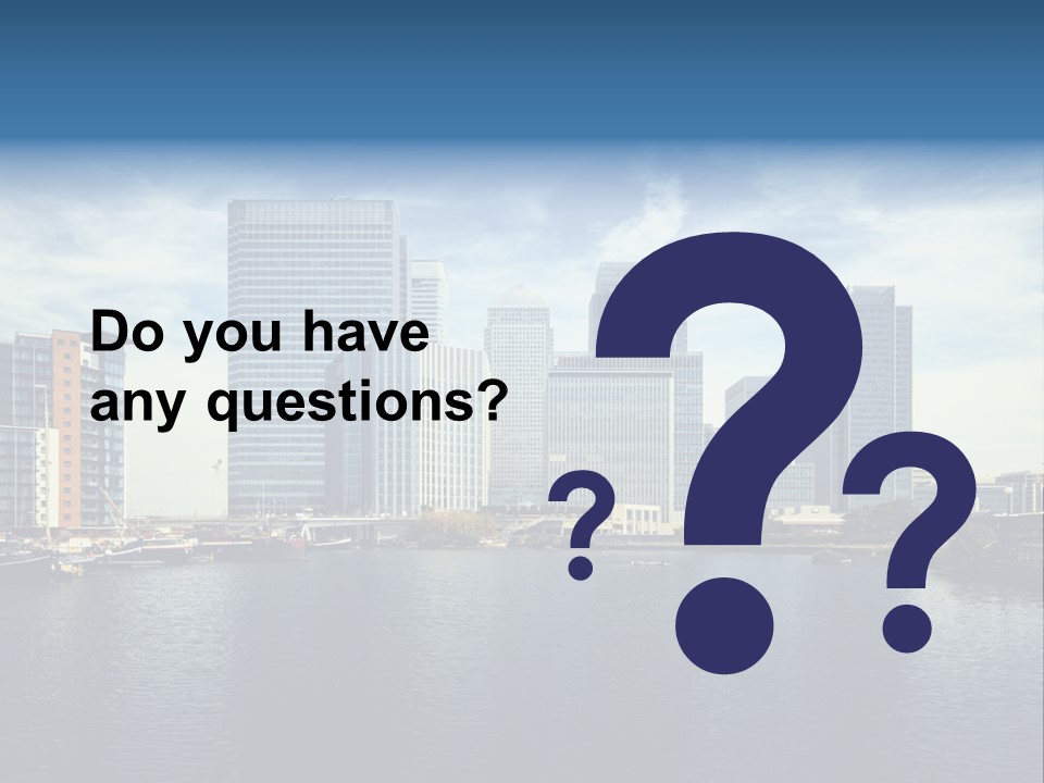 Corporate Image Docklands PowerPoint Template