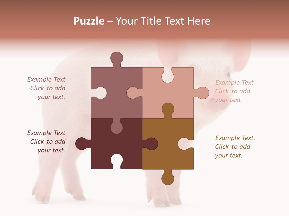 Animals Cattle Image PowerPoint Template