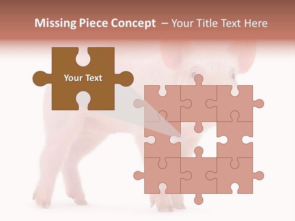 Animals Cattle Image PowerPoint Template