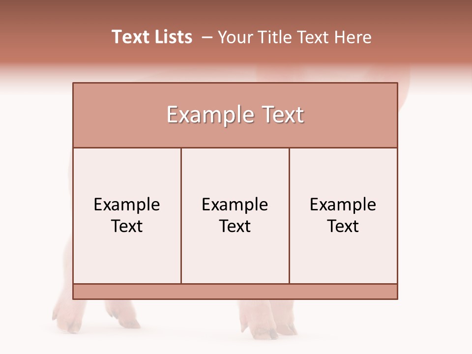 Animals Cattle Image PowerPoint Template