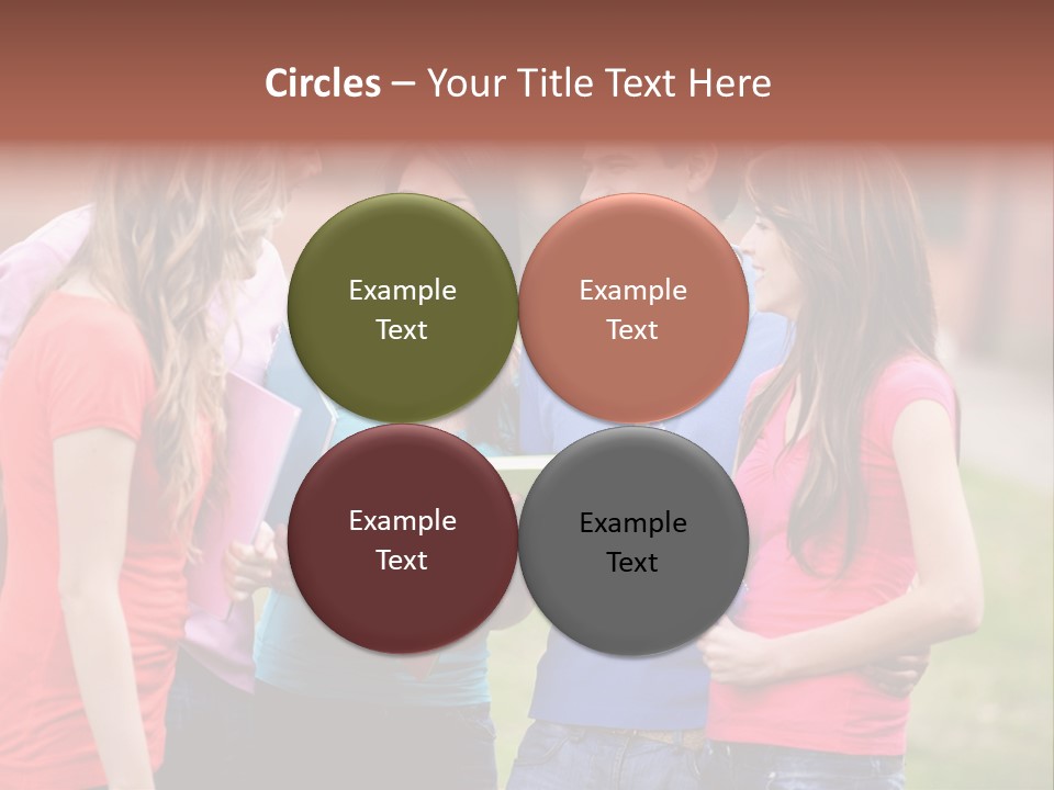 School Team Lifestyle PowerPoint Template