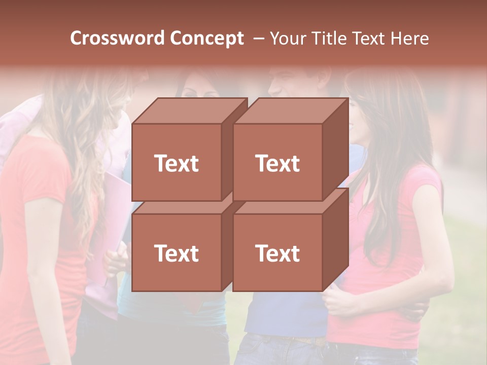 School Team Lifestyle PowerPoint Template