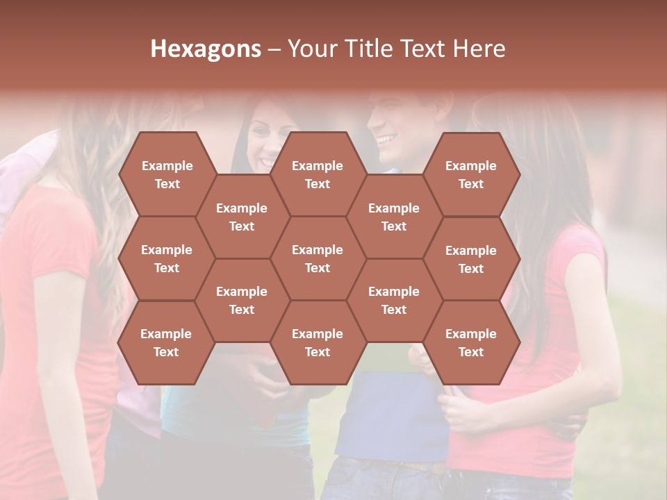 School Team Lifestyle PowerPoint Template