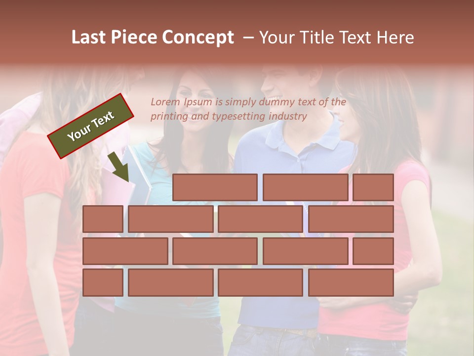 School Team Lifestyle PowerPoint Template