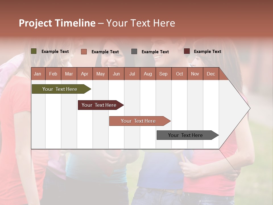 School Team Lifestyle PowerPoint Template