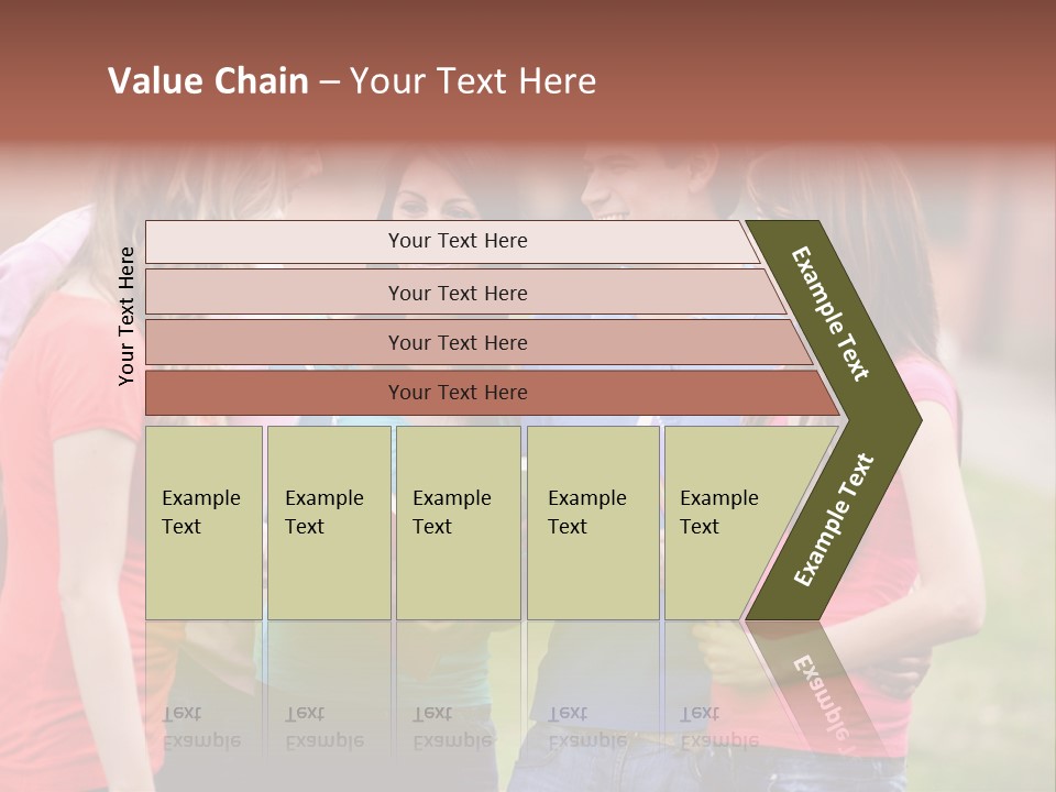 School Team Lifestyle PowerPoint Template