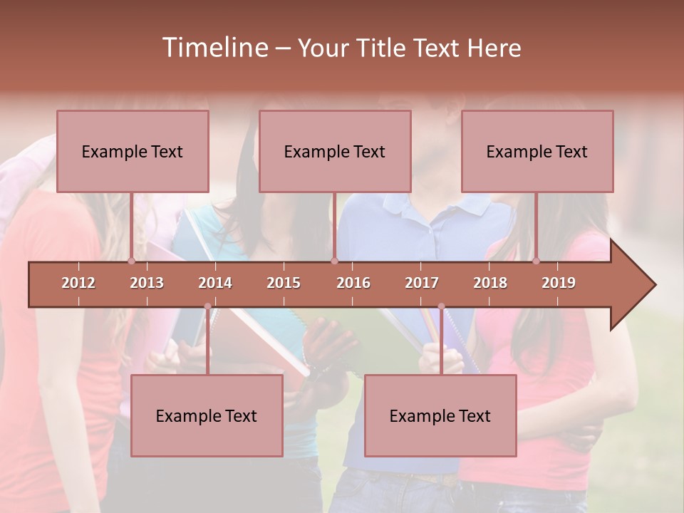 School Team Lifestyle PowerPoint Template