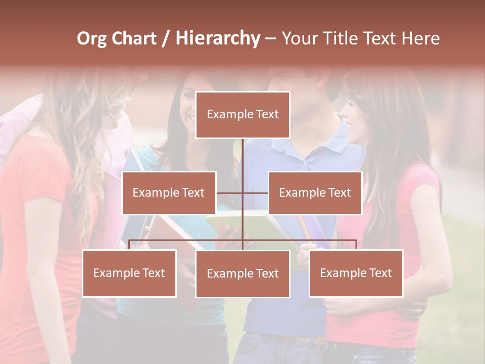 School Team Lifestyle PowerPoint Template