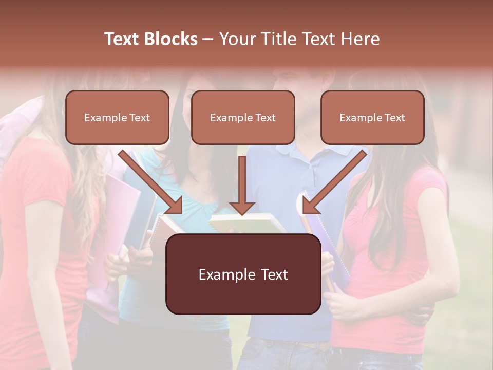 School Team Lifestyle PowerPoint Template