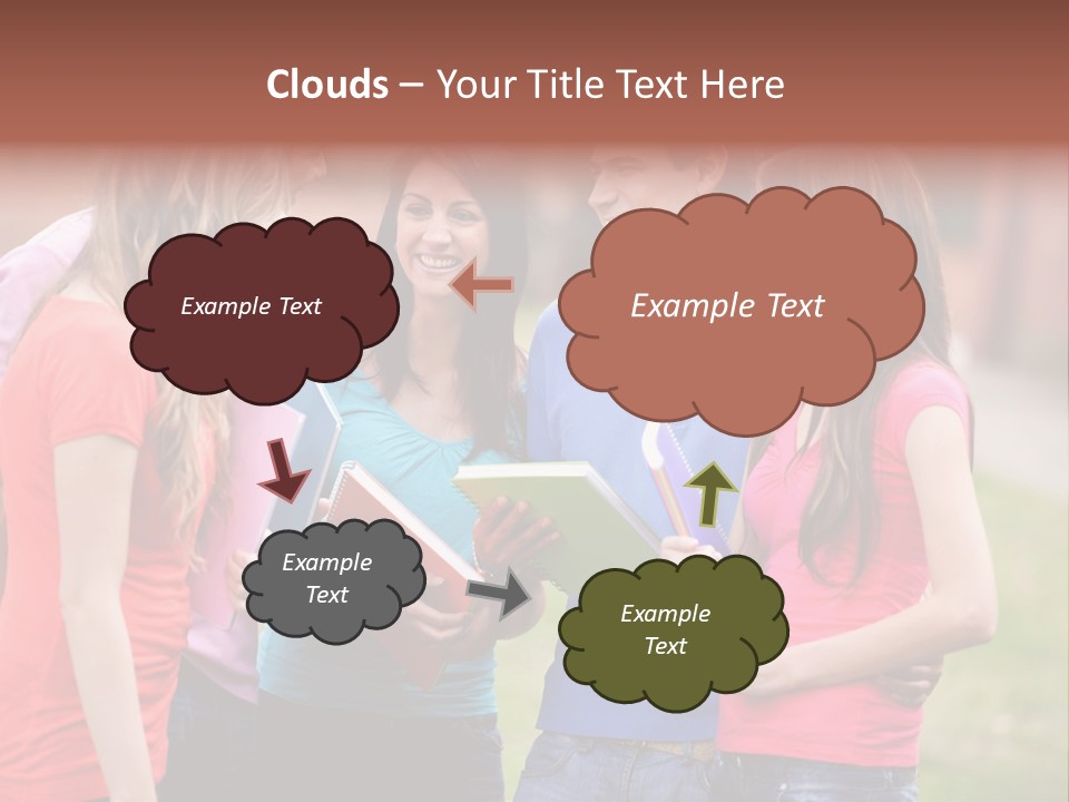 School Team Lifestyle PowerPoint Template