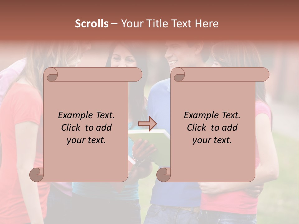 School Team Lifestyle PowerPoint Template
