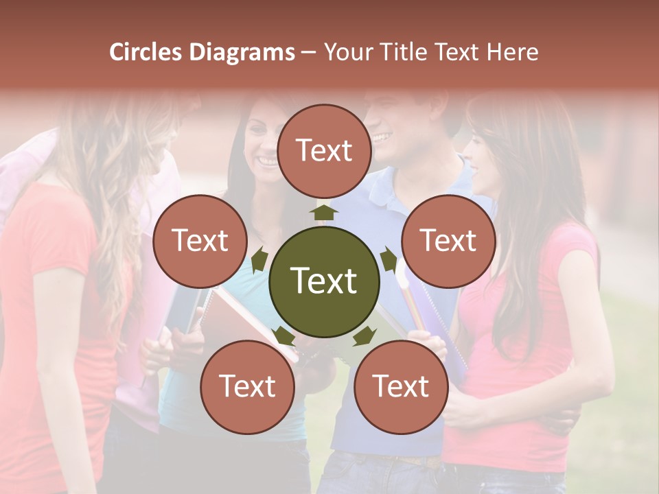 School Team Lifestyle PowerPoint Template