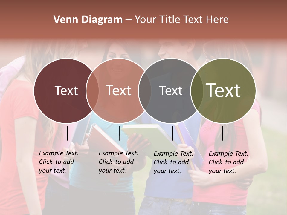 School Team Lifestyle PowerPoint Template