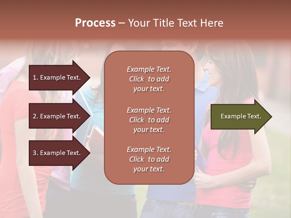 School Team Lifestyle PowerPoint Template